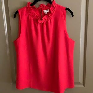 New with tags red JCrew blouse, medium